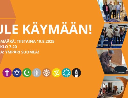 Tule käymään! -tapahtuma kutsuu tutustumaan uskonnollisiin yhteisöihin ympäri Suomen